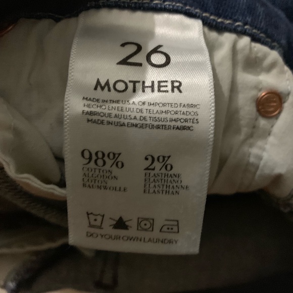 MOTHER | The Looker Graffiti Girl Distressed Jeans - Picture 7 of 8